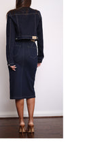 Load image into Gallery viewer, THE AVE DENIM SKIRT - INDIGO