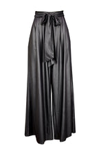 Load image into Gallery viewer, COATED WIDE-LEG PANTS