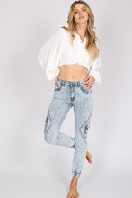 Load image into Gallery viewer, HAYLEY JOGGER JEANS  - Acid Snow Wash
