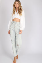 Load image into Gallery viewer, Kendall Mom Jeans - RIPS