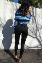 Load image into Gallery viewer, Lace Up LIMITED EDITION Black High Waist Gelato Legs