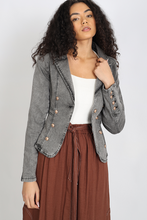 Load image into Gallery viewer, WASHED DENIM BLAZER