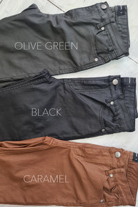 Oil Riggers High Waist - Olive Green HEAVY WEIGHT