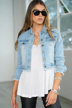 Load image into Gallery viewer, CROPED DENIM JACKET
