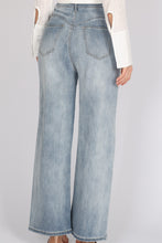 Load image into Gallery viewer, Wide Leg Booty Shaper denim jeans - RIPS