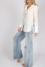 Load image into Gallery viewer, Wide Leg Booty Shaper denim jeans - RIPS