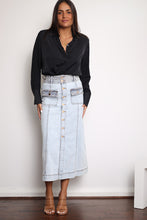 Load image into Gallery viewer, LONDON MAXI DENIM SKIRT
