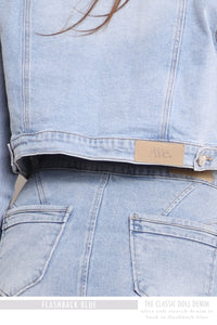 THE AVE DENIM SKIRT- Timeless Blue