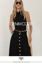 Load image into Gallery viewer, LEXI MAXI DENIM SKIRT
