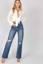 Load image into Gallery viewer, Myra Wide Leg Jeans - RIPS
