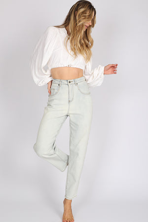 Kendall Mom Jeans - NO RIPS