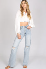 Load image into Gallery viewer, Myra Wide Leg Jeans - RIPS
