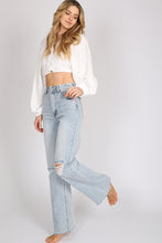 Load image into Gallery viewer, Myra Wide Leg Jeans - RIPS
