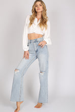 Load image into Gallery viewer, Myra Wide Leg Jeans - RIPS
