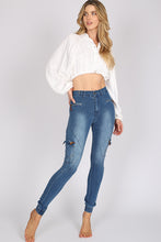 Load image into Gallery viewer, HAYLEY JOGGER JEANS - Dark Mid Blue
