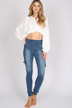 Load image into Gallery viewer, HAYLEY JOGGER JEANS - Dark Mid Blue
