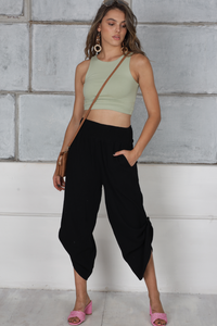 PALAZZO TAB PANTS
