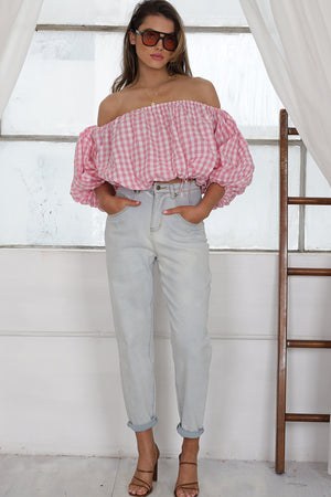 Kendall Mom Jeans - NO RIPS