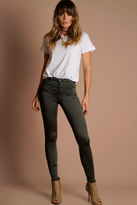 Khaki High Waist Gelato Legs