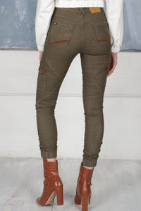 HAYLEY JOGGER JEANS - Vintage Khaki