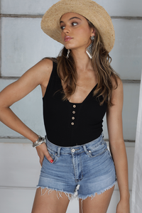 RIBBED BODYSUIT