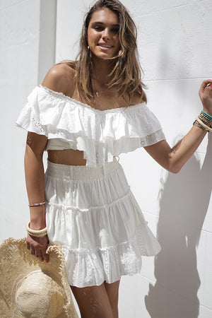Mae Ruffle Top