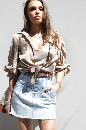 Maeve Denim Skirt