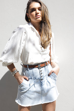 Maeve Denim Skirt