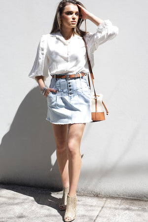 Maeve Denim Skirt