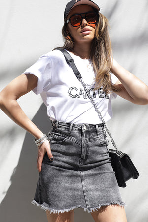 Maggie Denim Skirt