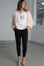 Load image into Gallery viewer, Maxine Faux Fur Jacket - Ballet Pink
