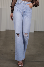 Load image into Gallery viewer, Myra Wide Leg Jeans - RIPS
