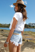 Load image into Gallery viewer, Tequila Sunrise Denim Shorts
