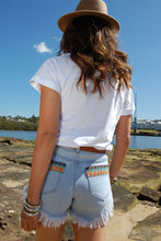 Load image into Gallery viewer, Tequila Sunrise Denim Shorts
