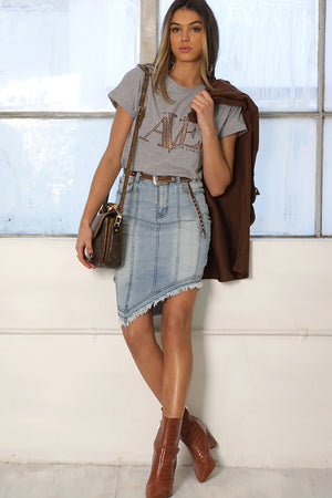 Viviana Denim Skirt