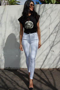 Low Waist White Gelato Legs