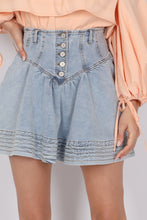 Load image into Gallery viewer, Molly Denim Skirt- Mid Blue Denim
