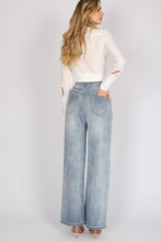 Load image into Gallery viewer, Wide Leg Booty Shaper denim jeans - RIPS
