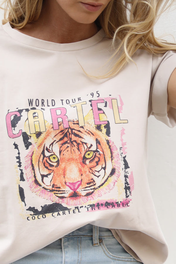 World tour tiger Coco Cartel tee